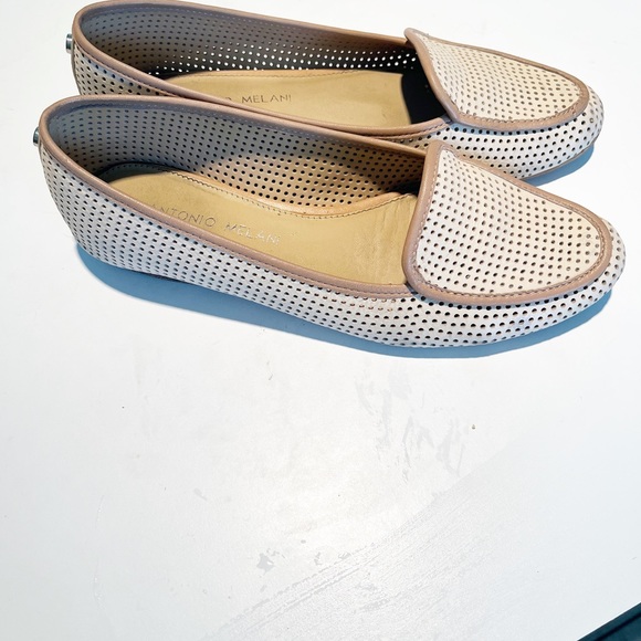 Antonio Melani Perforated Loafers in Tan - Picture 2 of 7